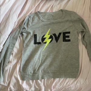 rock candy love waffle long sleeve shirt
